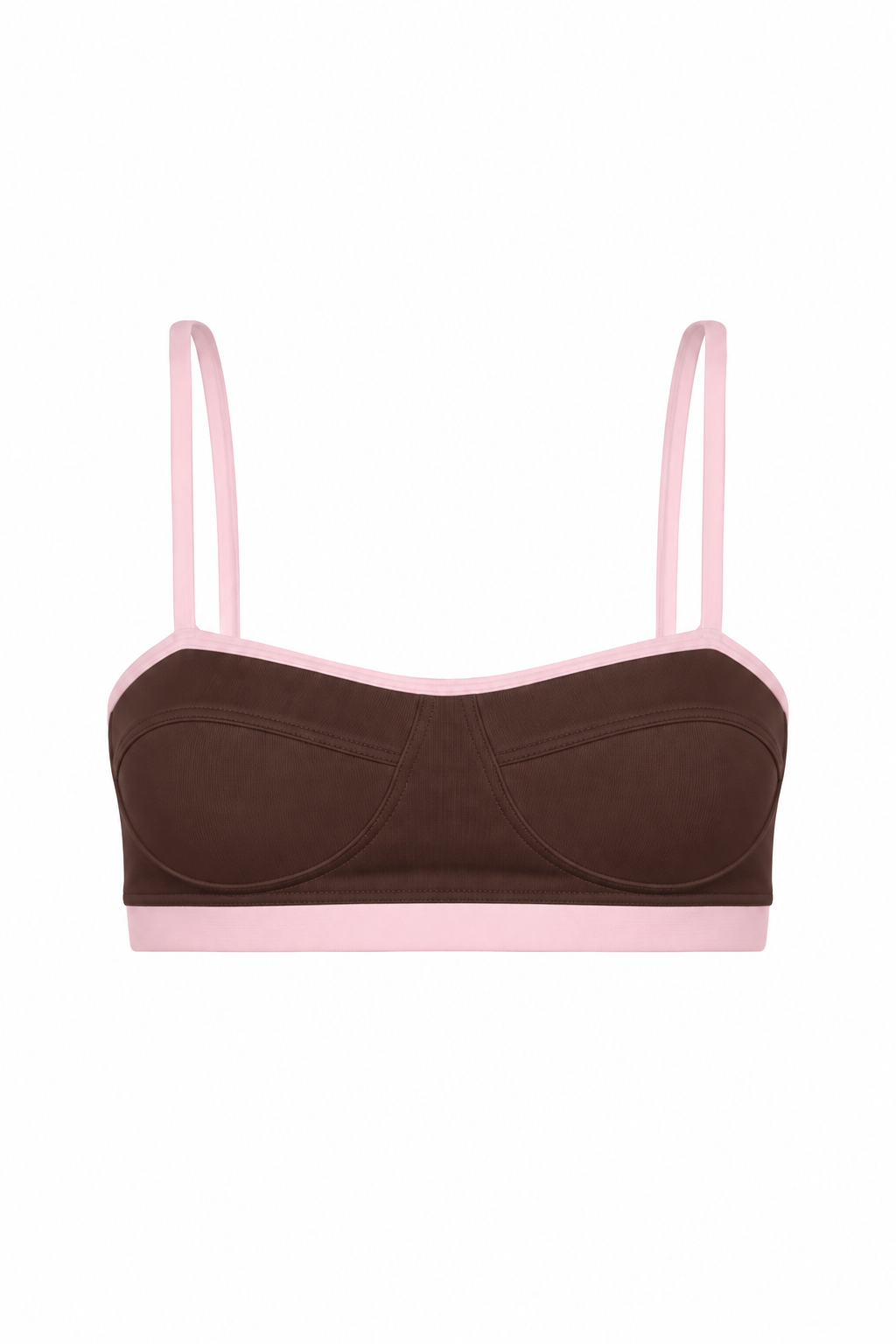 Era top - Brown & Pink